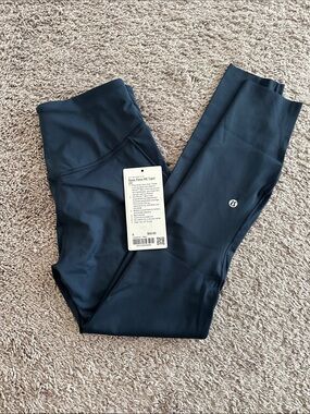Lululemon Navy Base Pace High-Rise 25” Leggings Tags detached